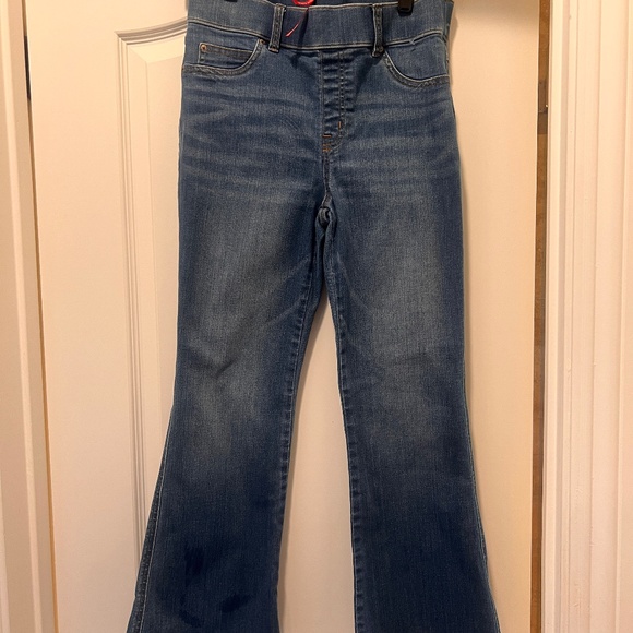 Spanx Crop Flare Jeans Raw Hem - Medium - Picture 1 of 2